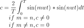 Orthogonality Identity Sines